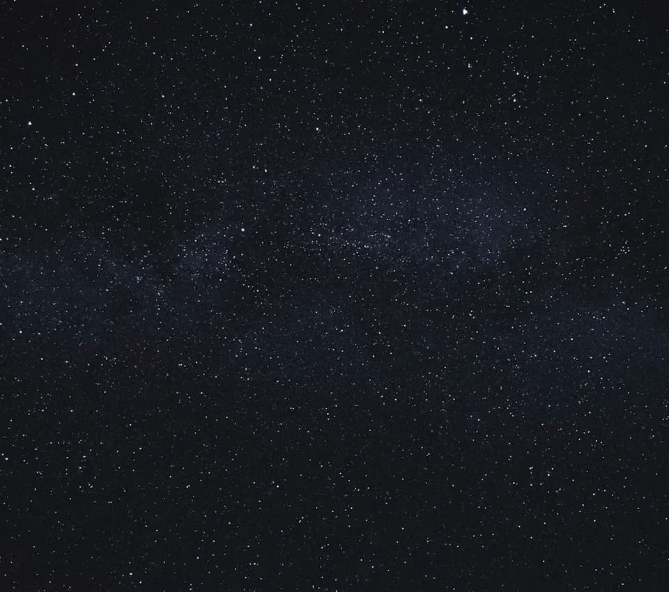 A dark field of stars